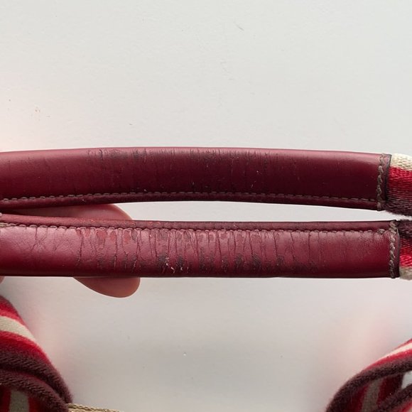 Authentic Gucci GG Monogram Medium Web Handle Bucket Tote - Picture 15 of 16